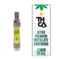 Lemon Diesel 1 Gram THCA Distillate Cartridge