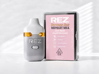REZ- 3 Gram Live Resin Liquid Diamond Vape Tropicana Gold (S) + Midnight Milk (I)
