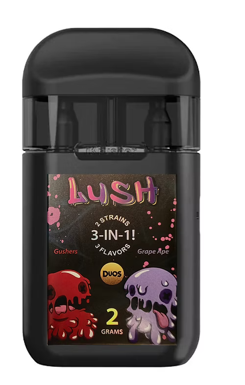 Grape Gushers 3-in-1 – 2 Gram Live Resin Vape THC Cartridge (DC Dabbers)