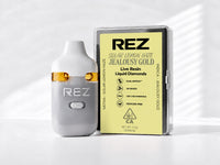 REZ 3 Gram Live Resin Liquid Diamond Vape - Solar Lemon Haze (S) + Jealousy Gold (I)