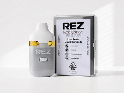 REZ 3 Gram Live Resin Liquid Diamond Vape - Jack Reserve (S) + RS Eleven Reserve (I)