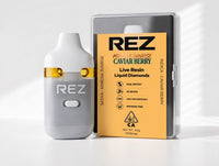 REZ 3 Gram Live Resin Liquid Diamond Vape - Mimosa Sunrise (S) + Caviar Berry (I)